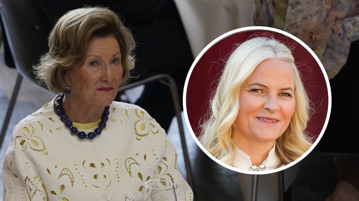 Dronning Sonja og kronprinsesse Mette-Marit. 