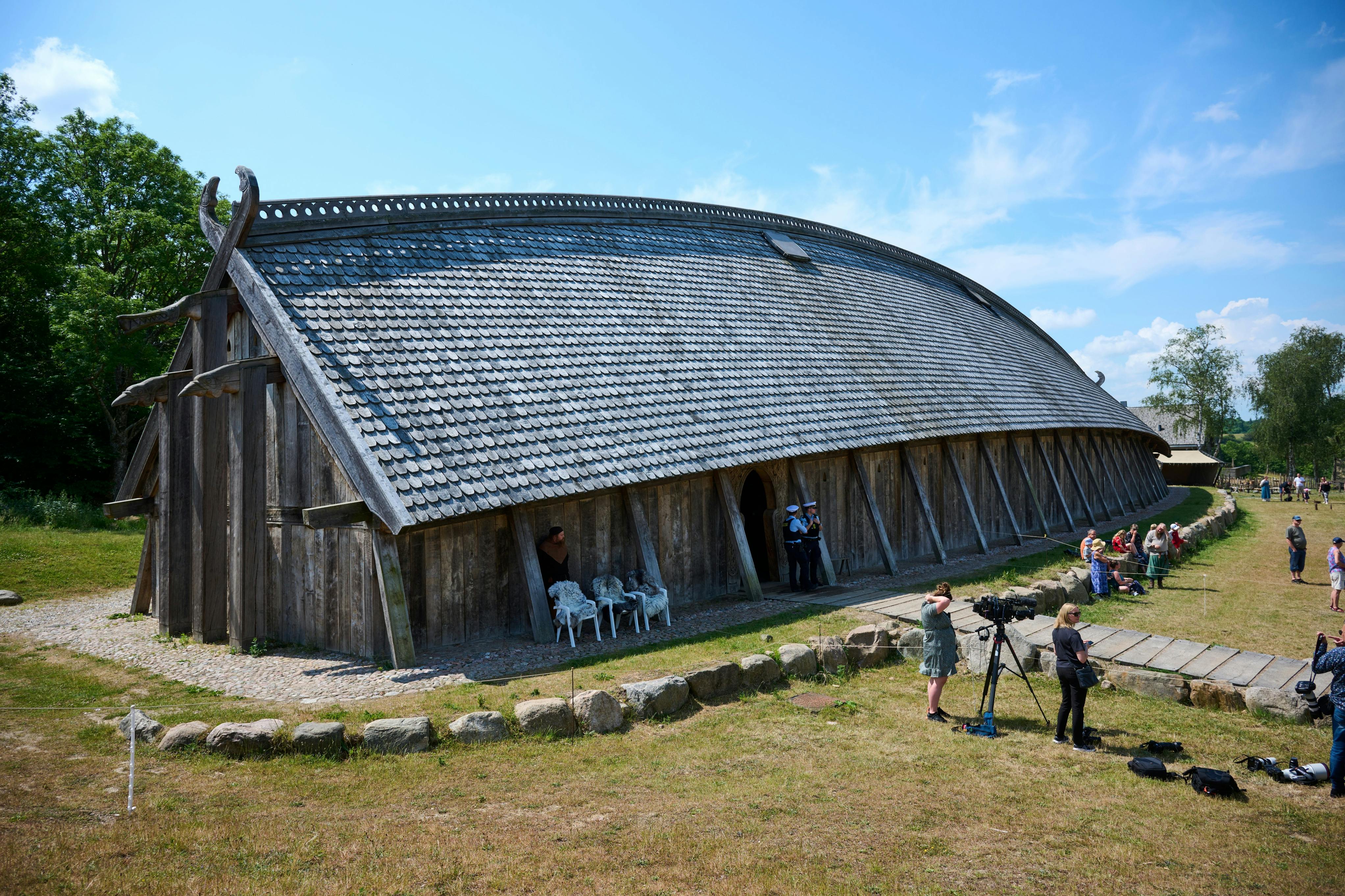 Kongehallen i Lejre.&nbsp;
