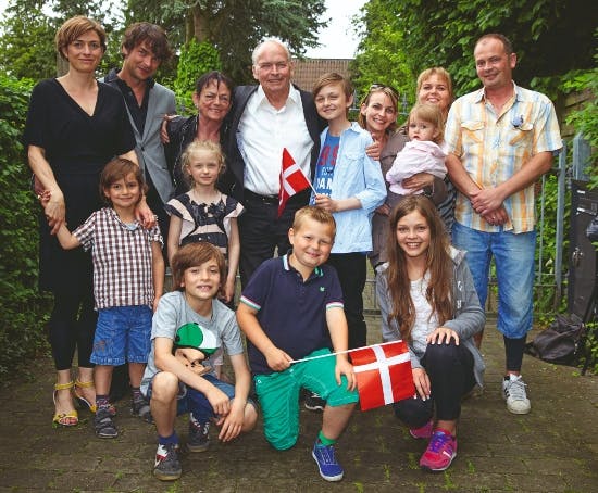 Familien fejrer Peter Bellis 70-års fødselsdag.
