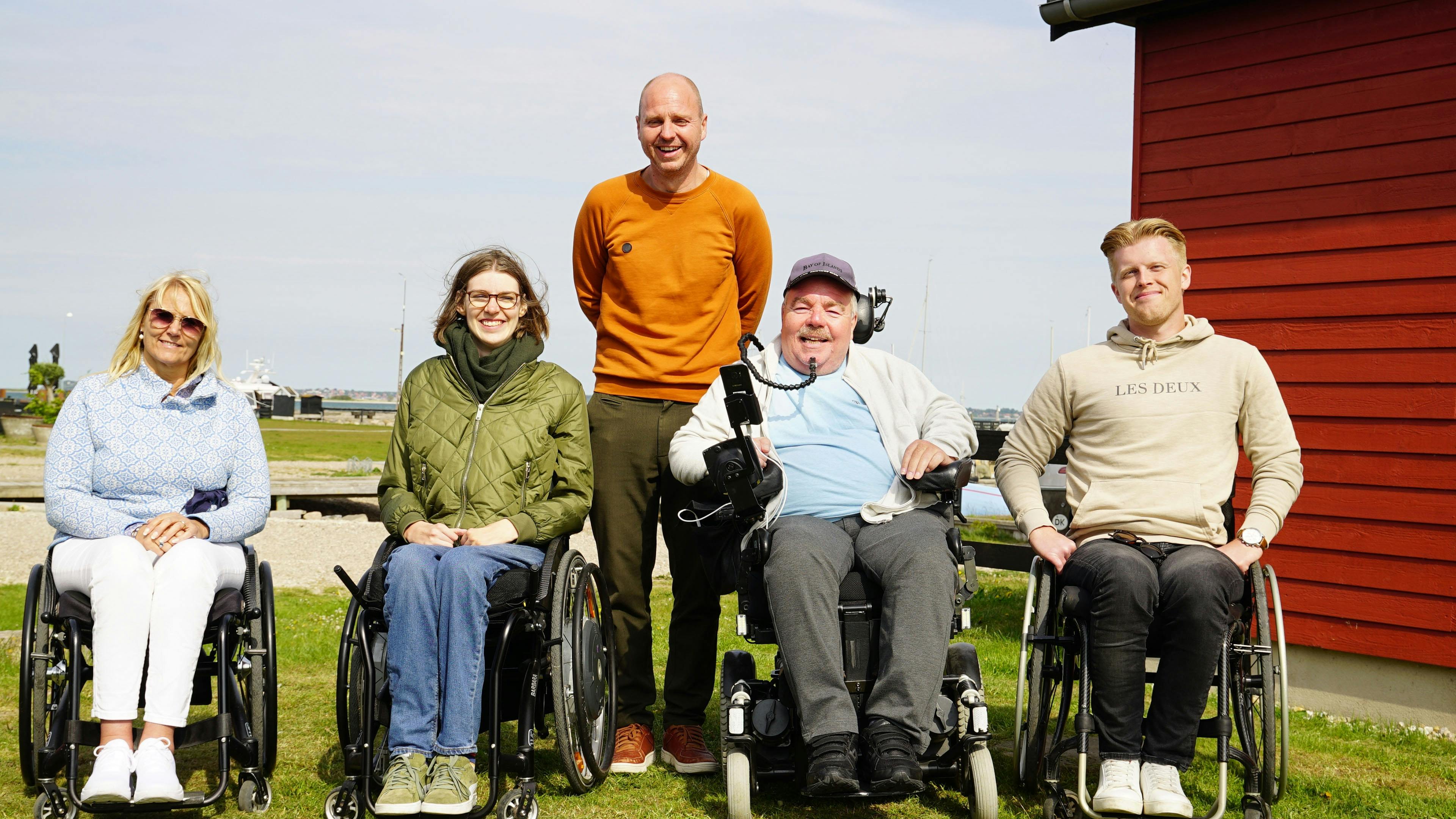 Fra Venstre: Cathrine, Barbara, Rune Klan, Tommy og Mathias