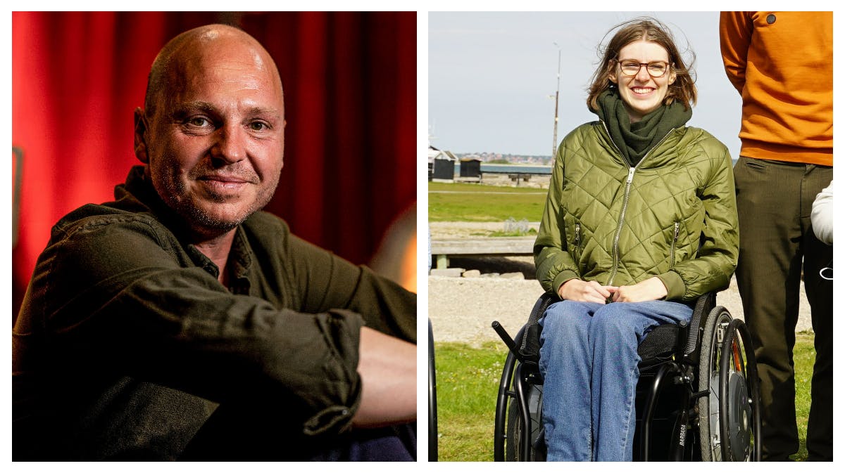 Til venstre: Rune Klan. Til højre: Barbara, medvirkende i "Tabu"