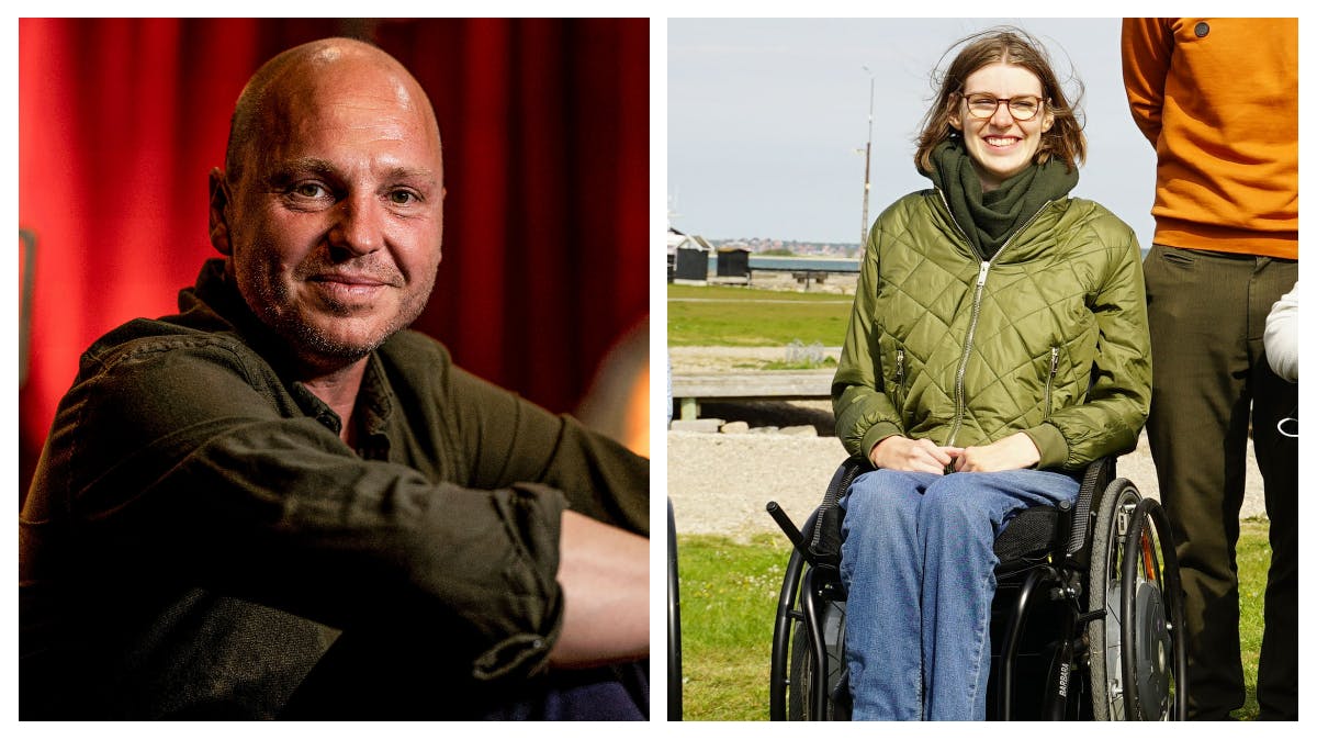 Til venstre: Rune Klan. Til højre: Barbara, medvirkende i "Tabu"