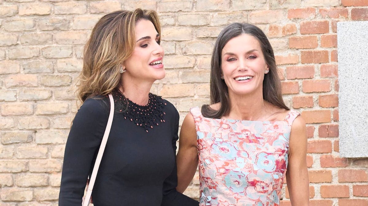 Dronning Rania og dronning Letizia