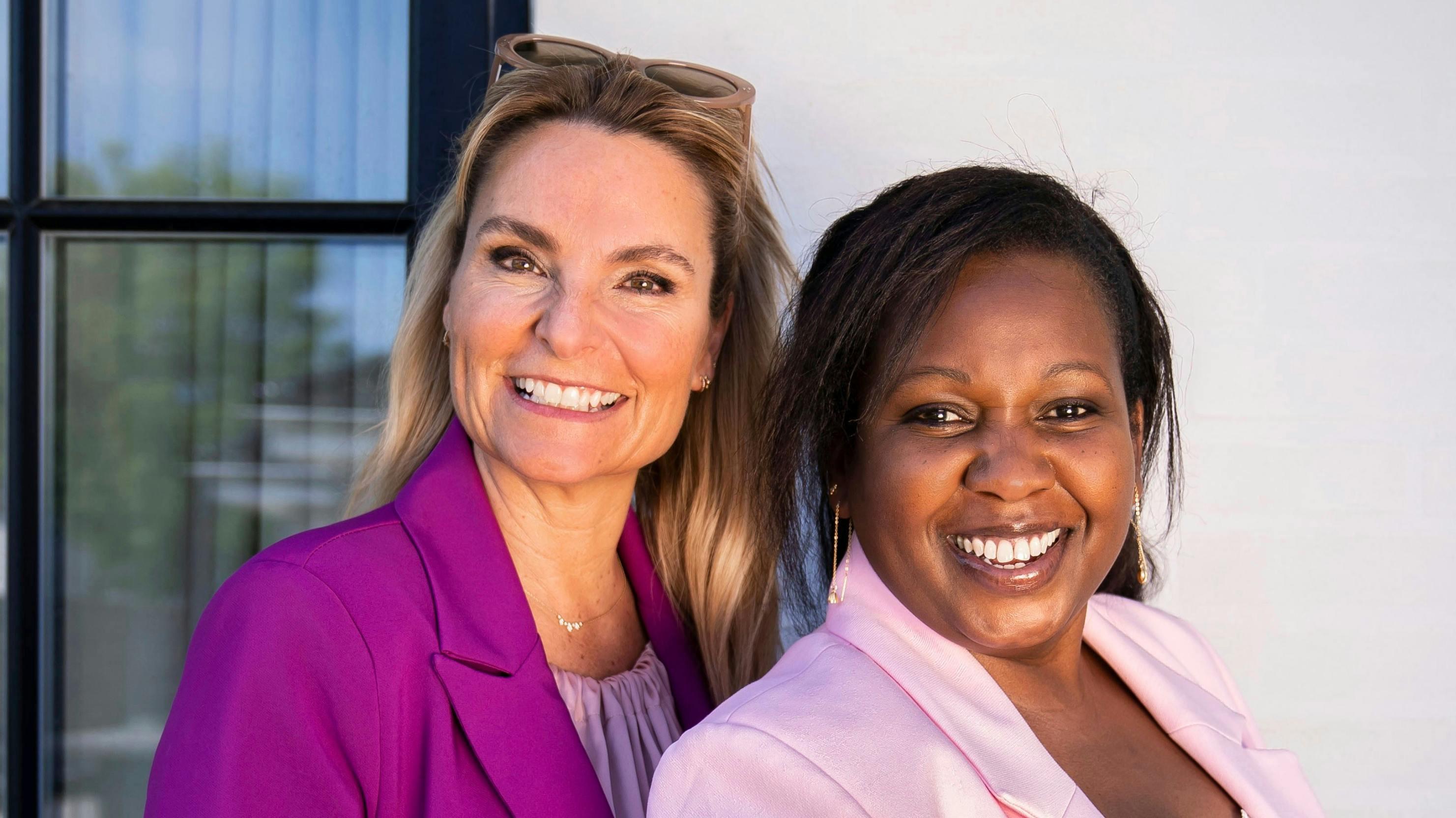 Michèle Bellaiche og Carolyne Kaddu.