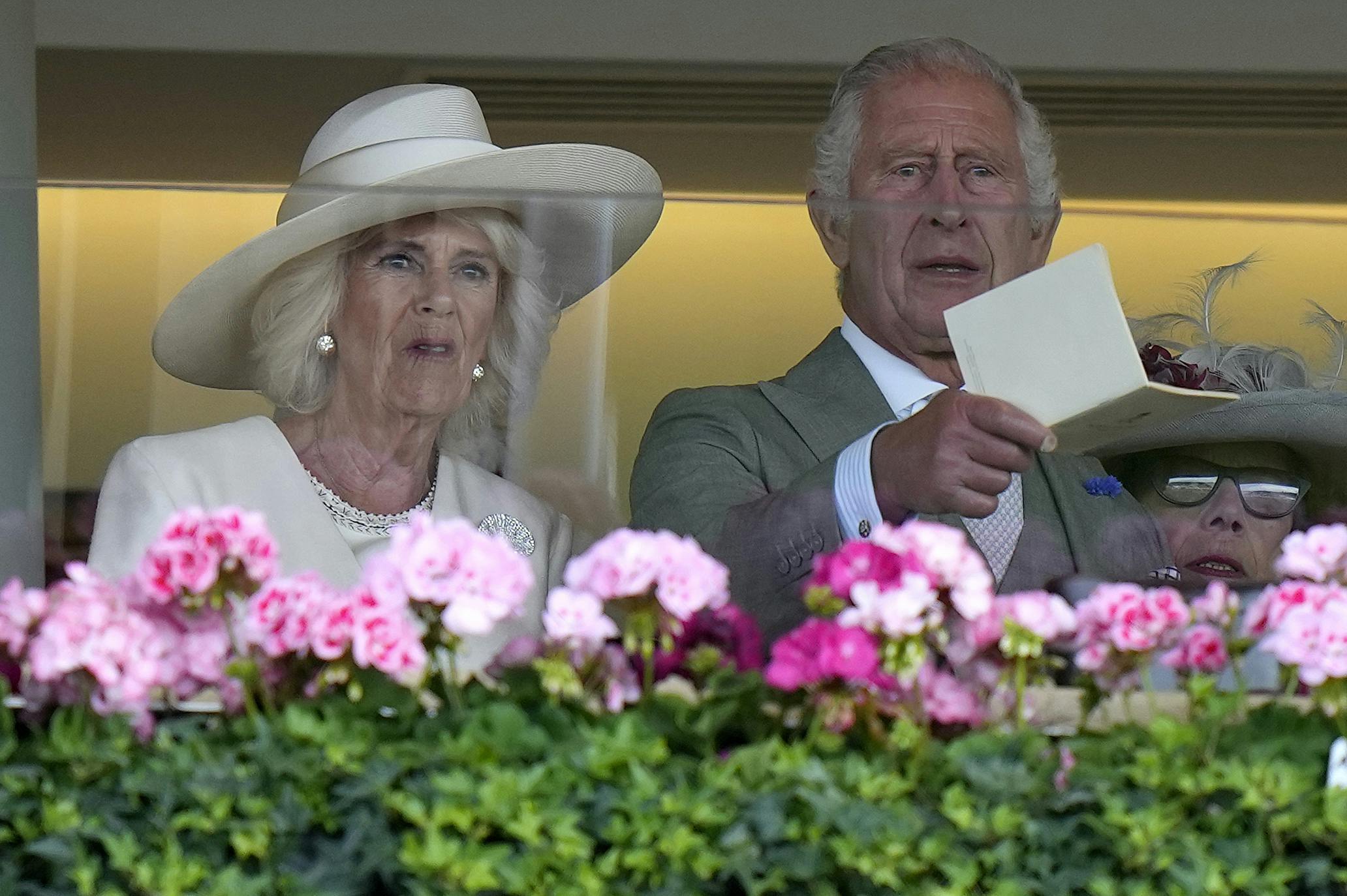 Kong Charles og dronning Camilla til Royal Ascot den 20. juni 2023.&nbsp;
