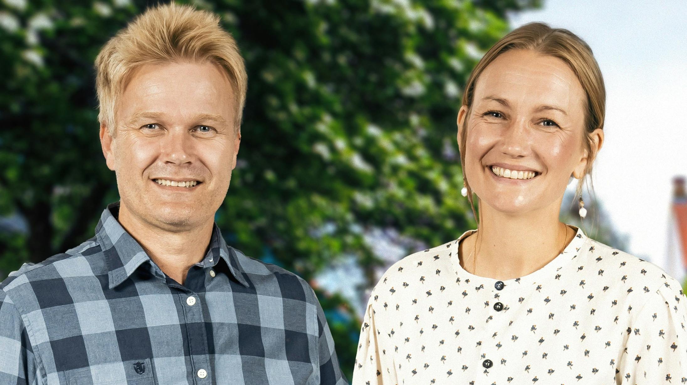 Christian Borregaard og Sara Lygum.