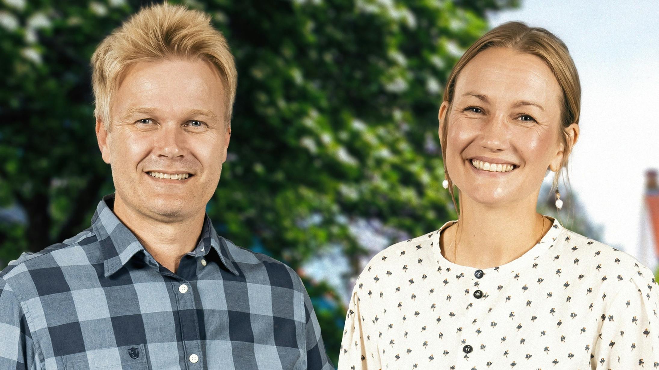 Christian Borregaard og Sara Lygum.