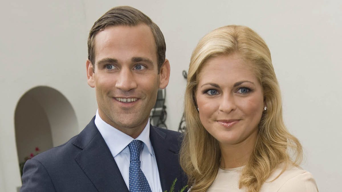 Jonas Bergström og prinsesse Madeleine i 2009.
