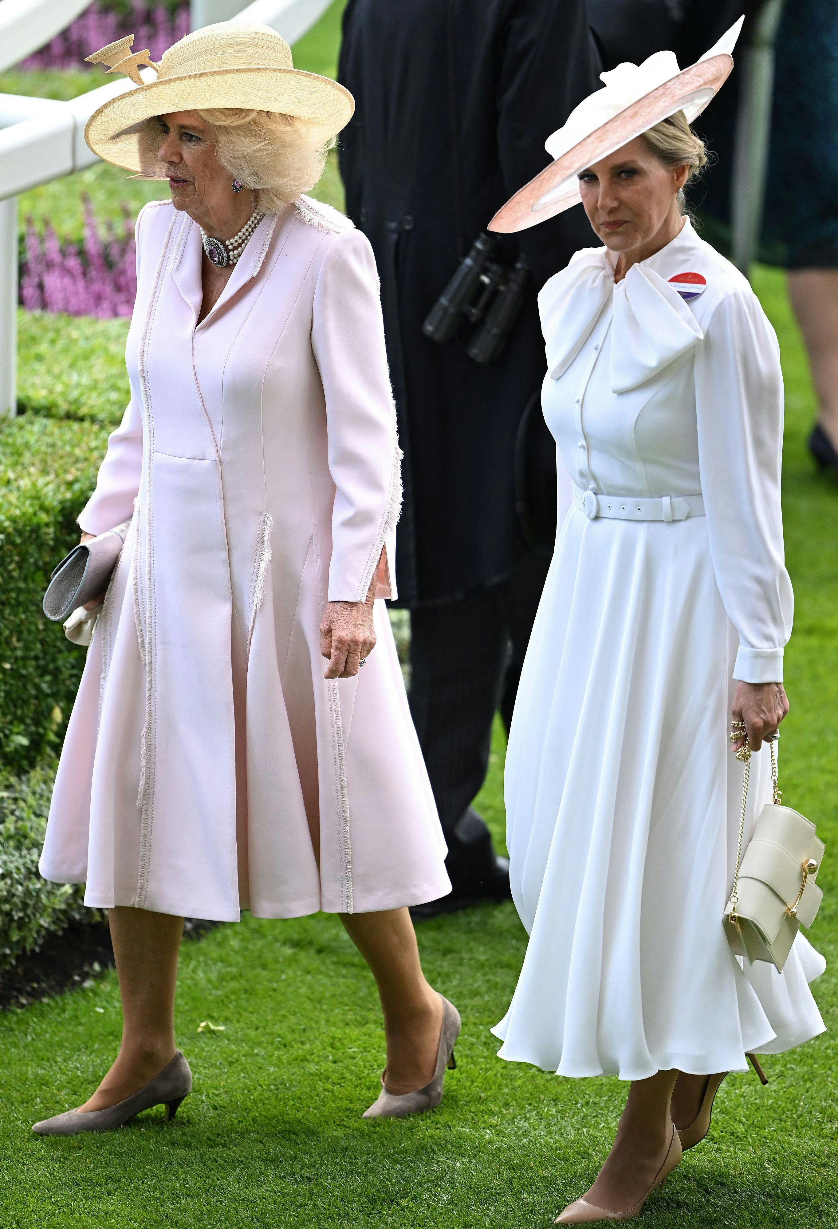 Dronning Camilla til Royal Ascot den 21. juni 2023.
