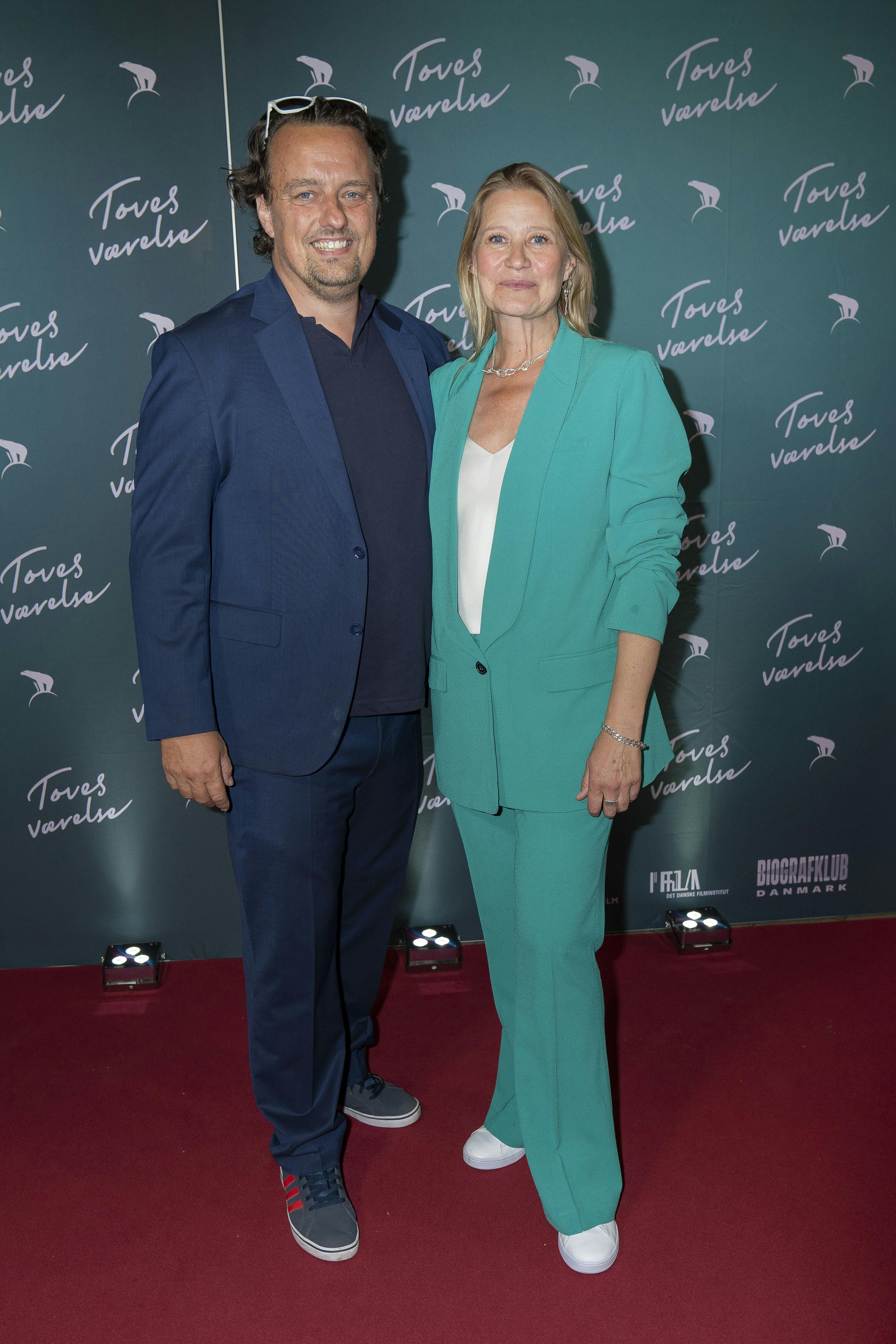 Niclas Bendixen og Trine Dyrholm til premiere på "Toves Værelse". 