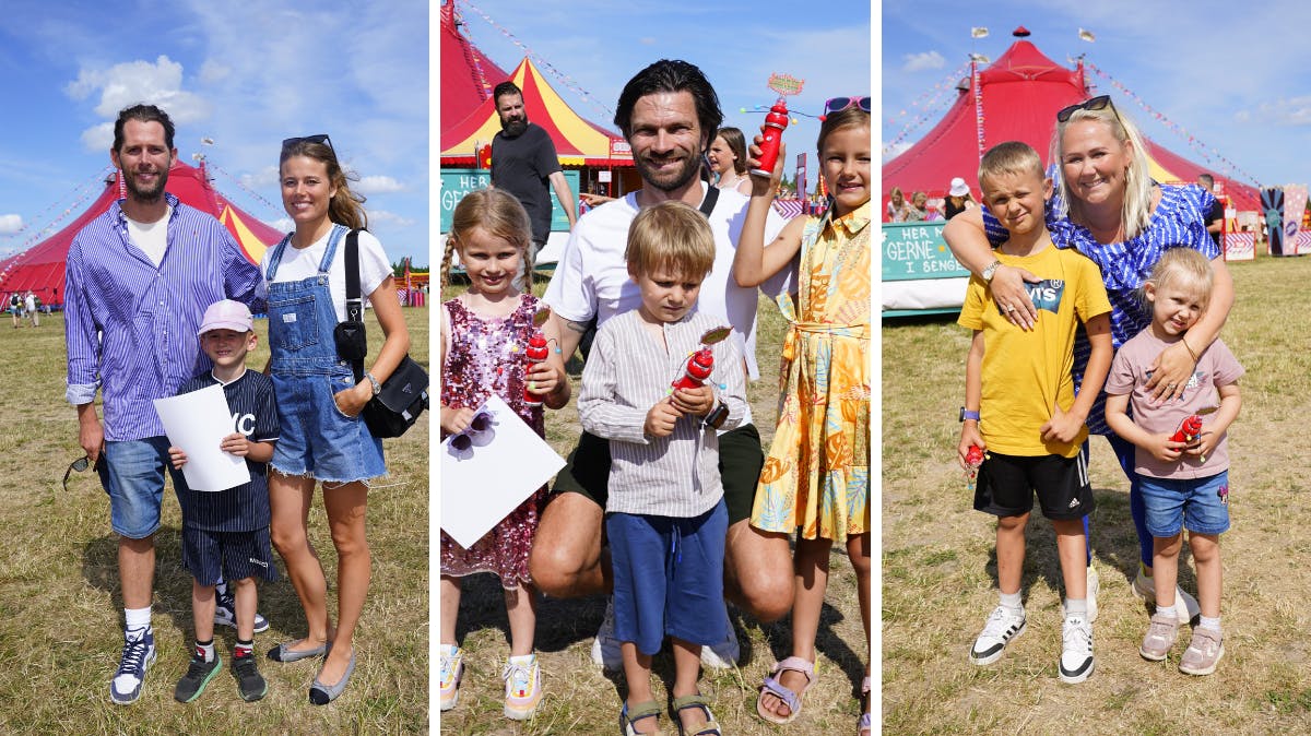 Kendte ankommer til Cirkus Summarum