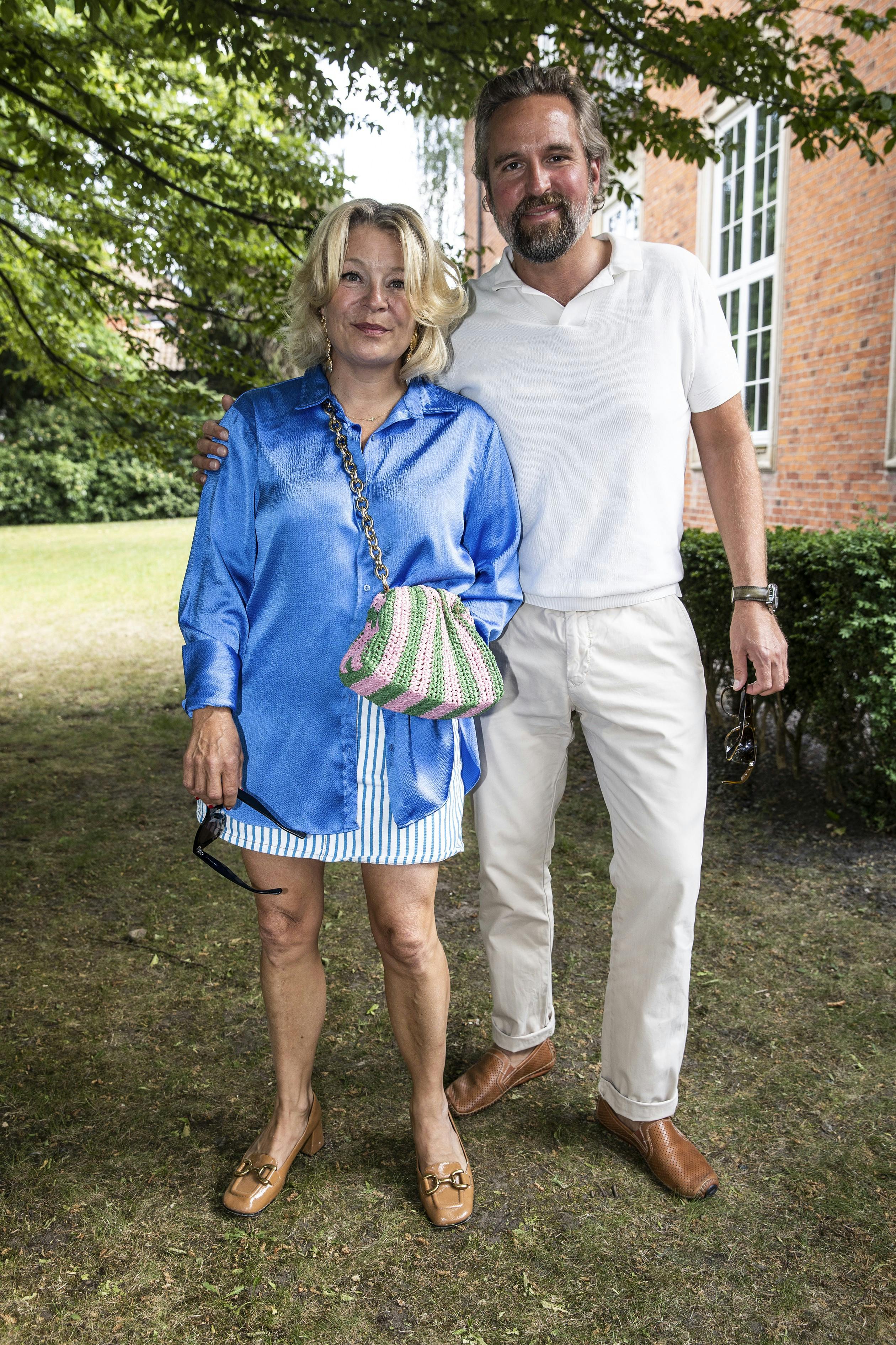 Signe Lindkvist med kæresten Mads Ulrick.
