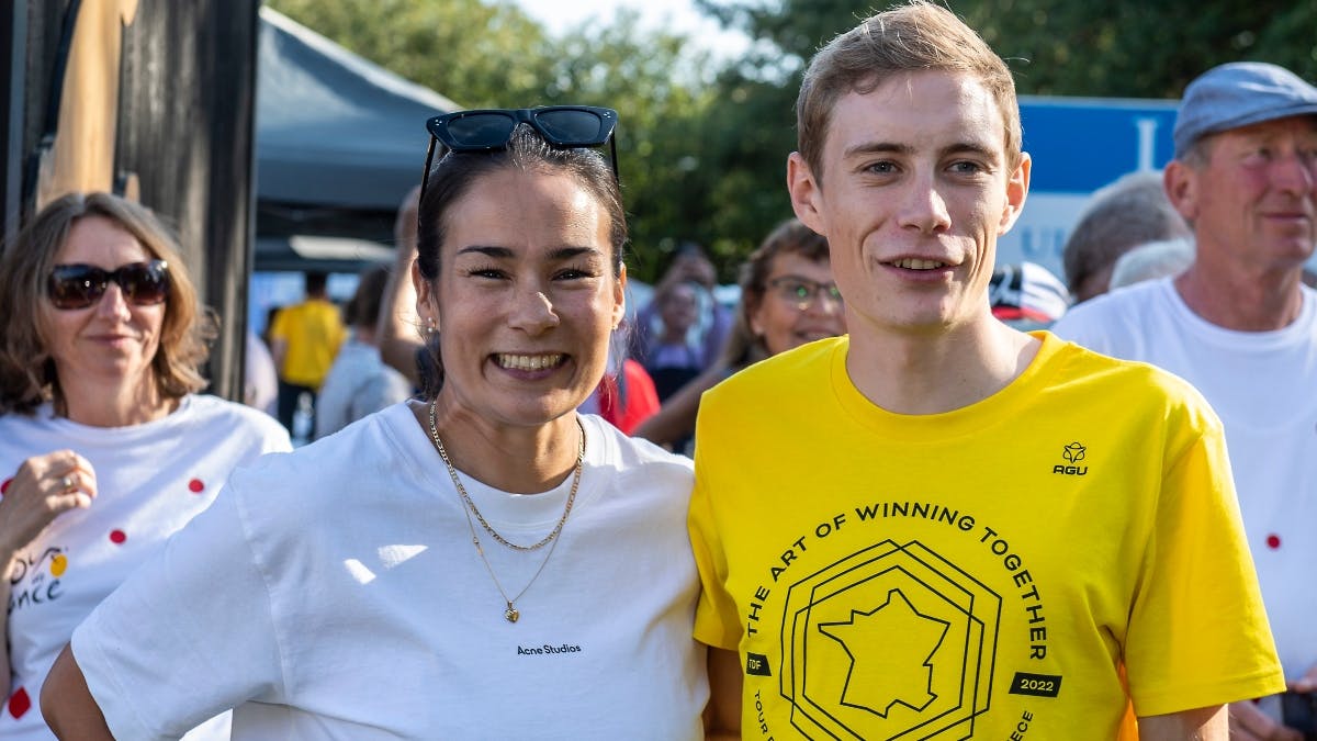 Trine Marie Hansen og Jonas Vingegaard
