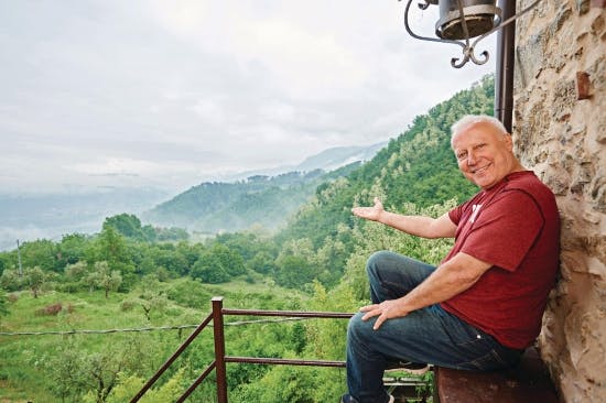 Søren Bundgaard i Toscana.