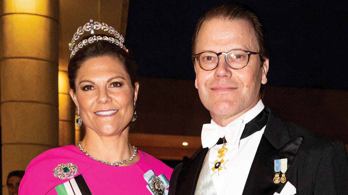 Kronprinsesse Victoria og prins Daniel.