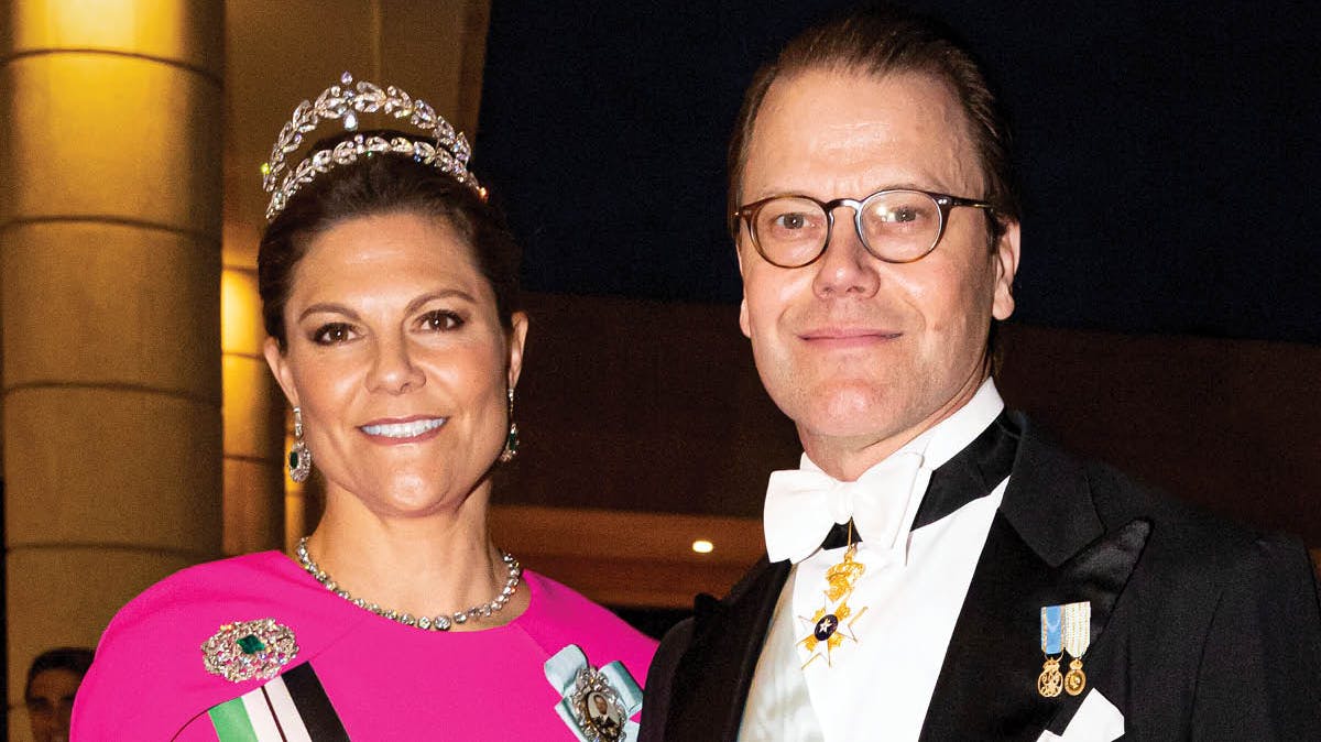Kronprinsesse Victoria og prins Daniel.