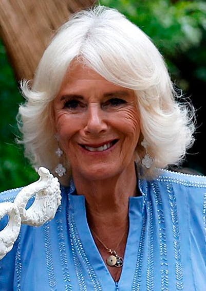 Dronning Camilla.
