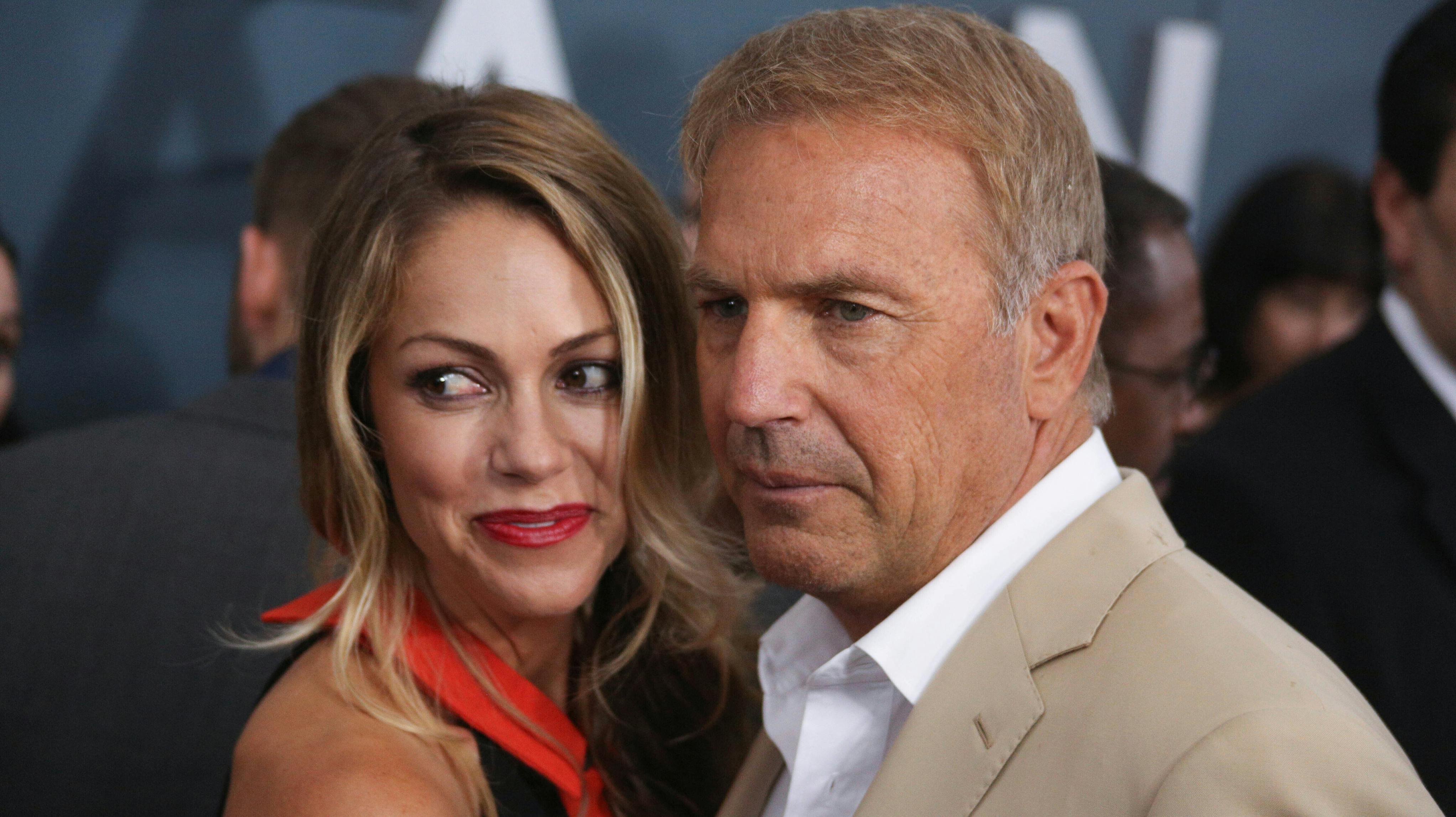 Christine Baumgartner og Kevin Costner.