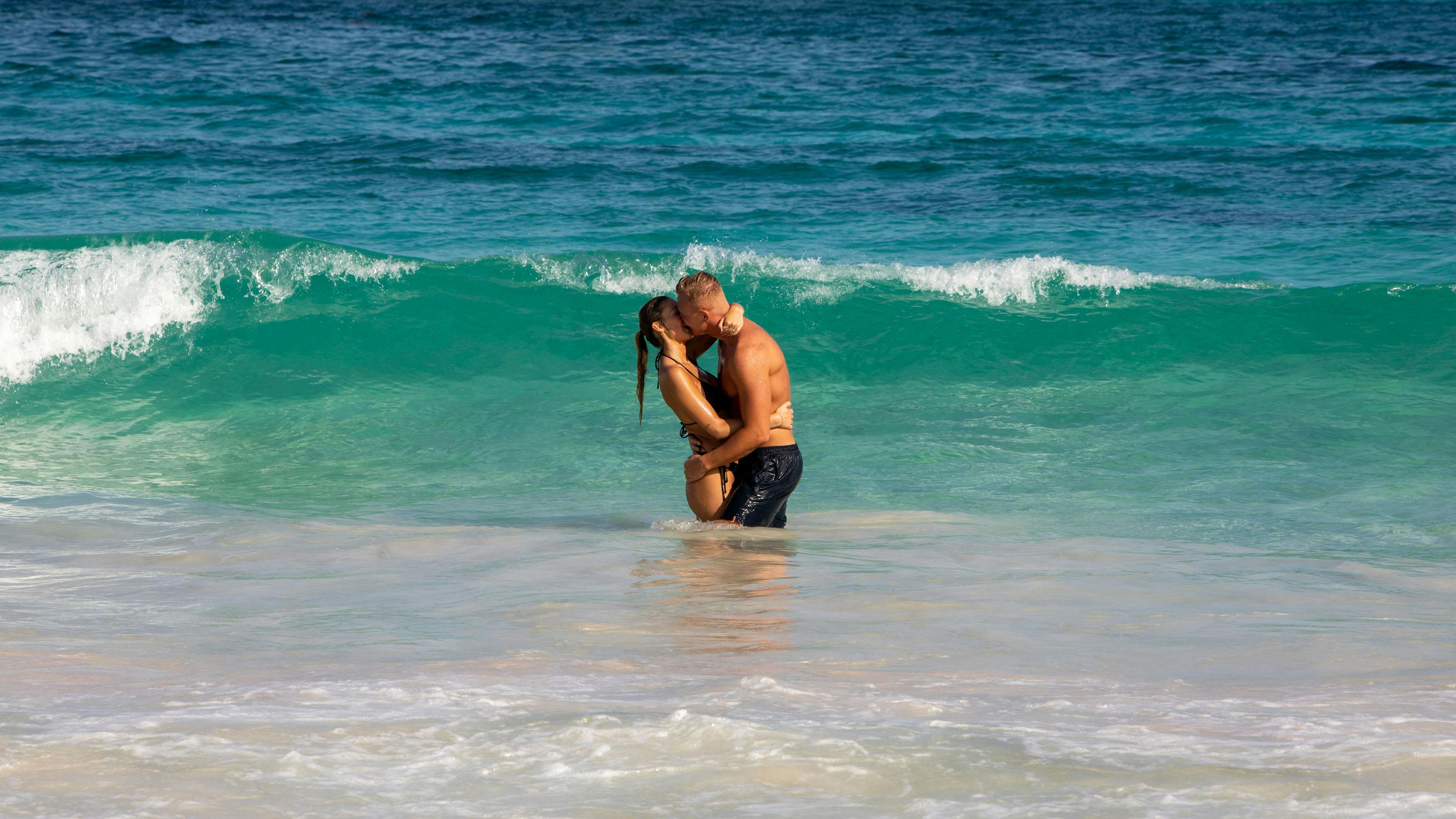 Julie og Mads på deres romantiske singledate i episode 20 af "Bachelorette". 