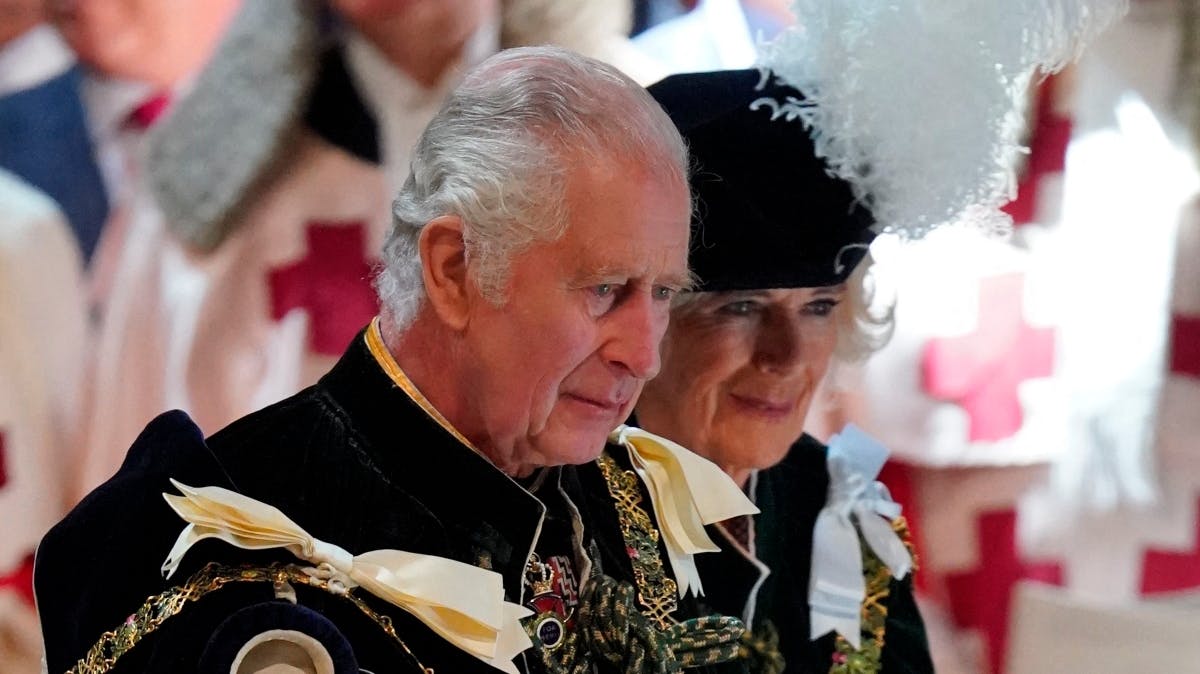 Kong Charles og dronning Camilla. 