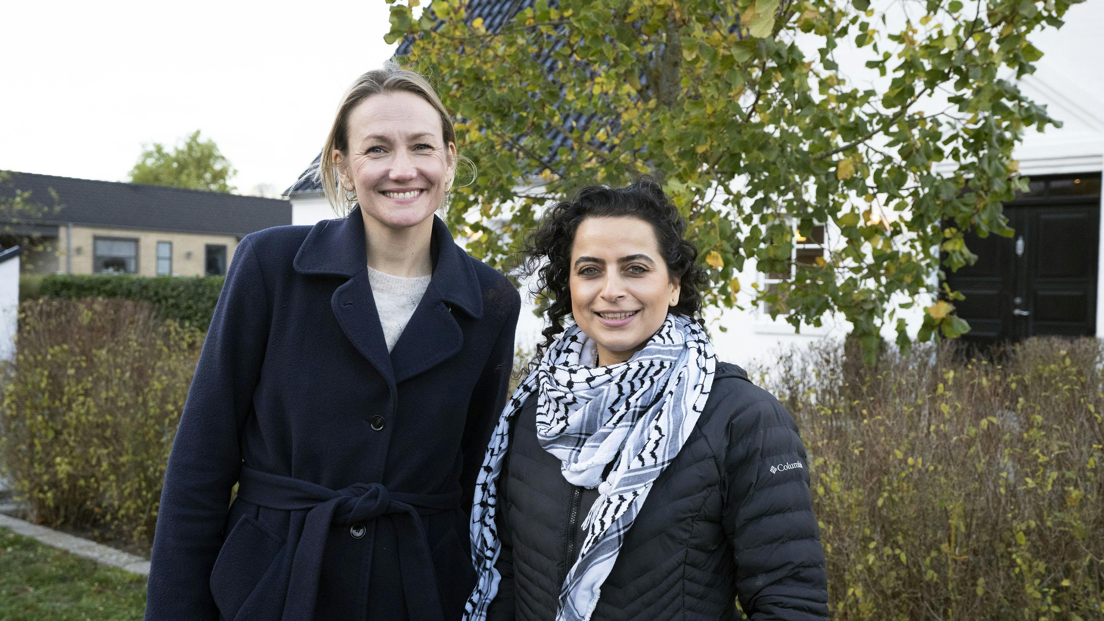 Sara Lygum og Lina Zeraiq. 