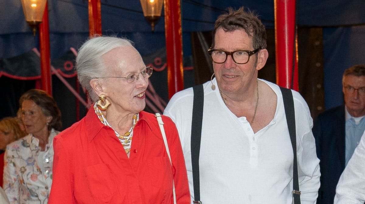 Dronning Margrethe og Søren Østergaard