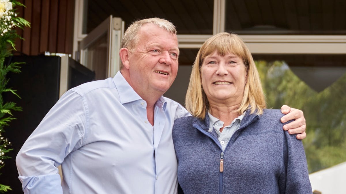 Lars og Sólrun Løkke Rasmussen 