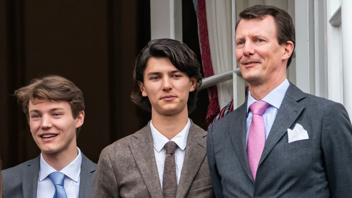 Grev Felix, grev Nikolai og prins Joachim. 