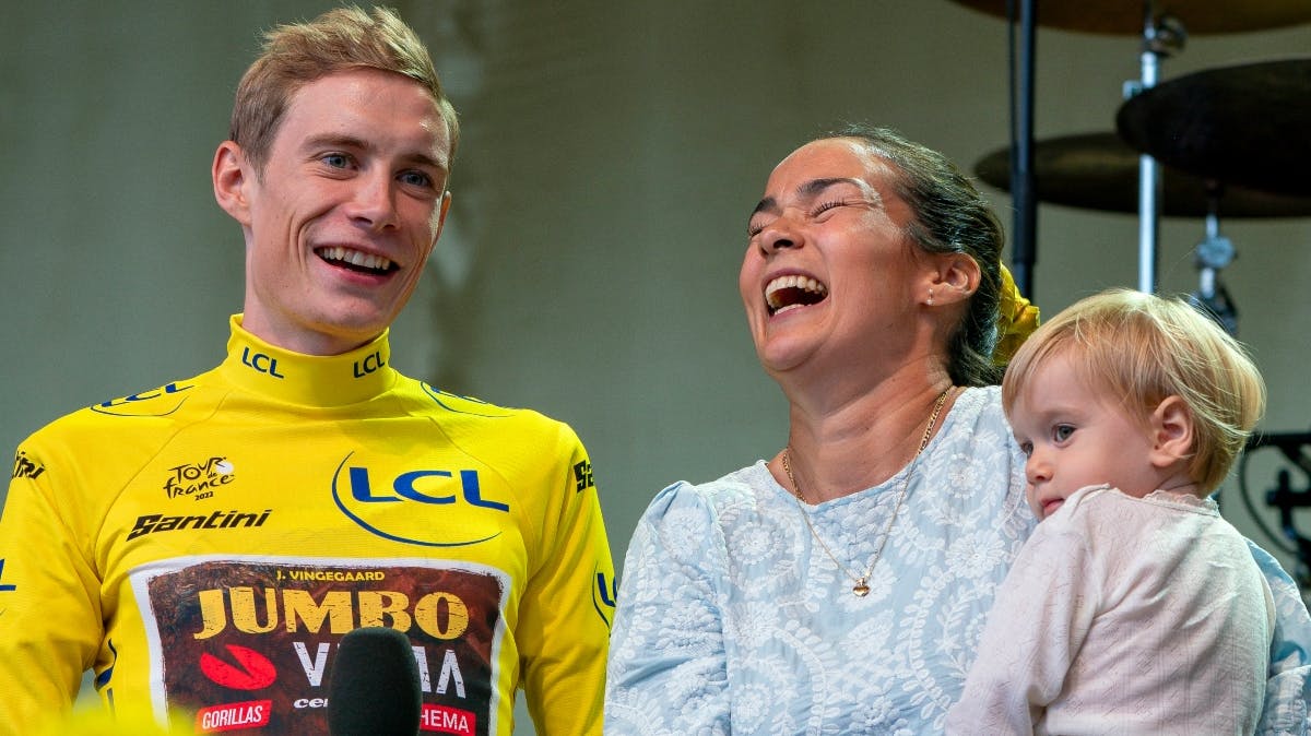 Jonas Vingegaard, Trine og lille Frida
