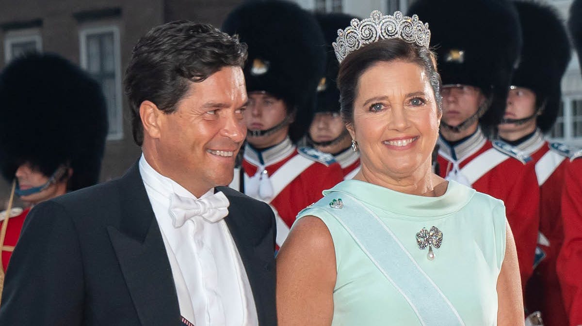 Carlos Morales Quintana og prinsesse Alexia.