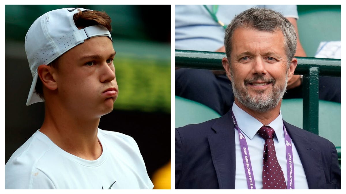 Holger Rune og kronprins Frederik. 