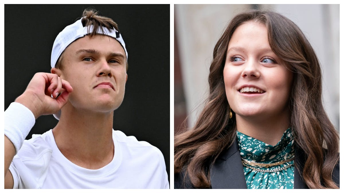 Holger Rune og prinsesse Isabella 