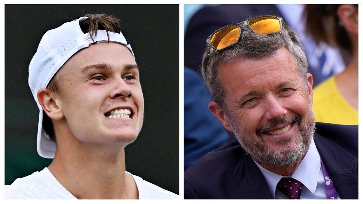 Holger Rune og kronprins Frederik 