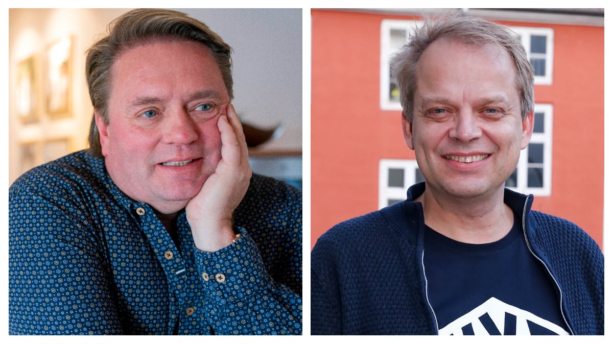 Johnny Hansen og Jørgen Hein. 