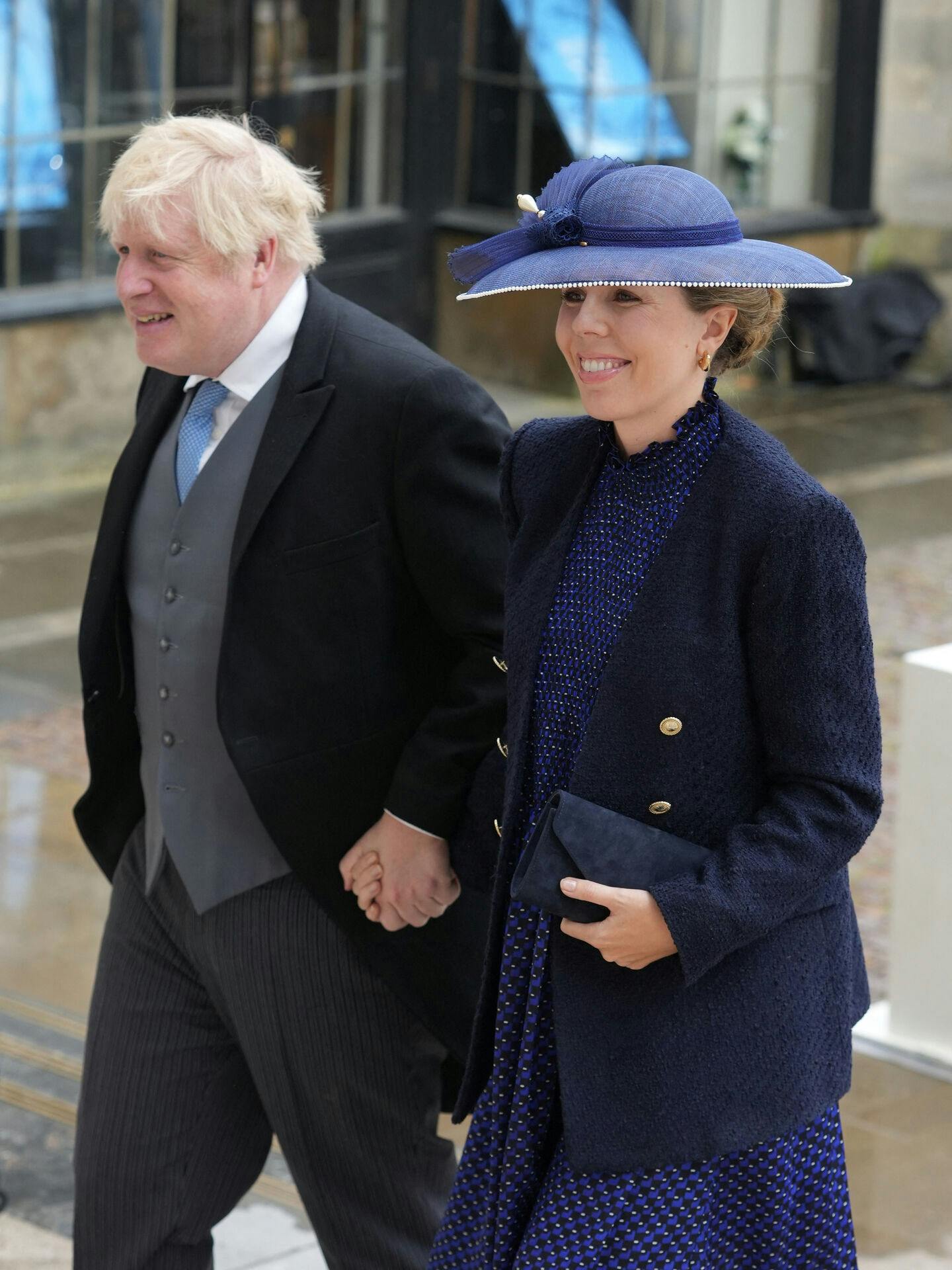 Boris Johnson og hans hustru, Carrie Johnson

