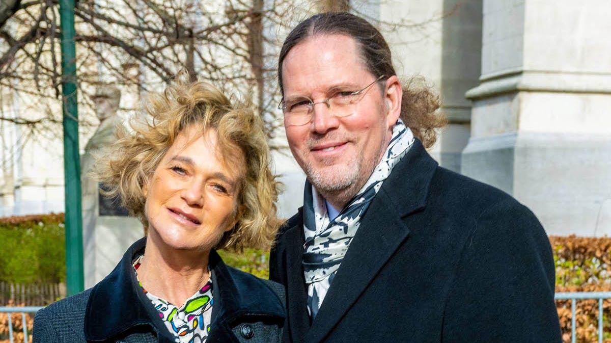 Prinsesse Delphine med sin mand, James O´Hare.
