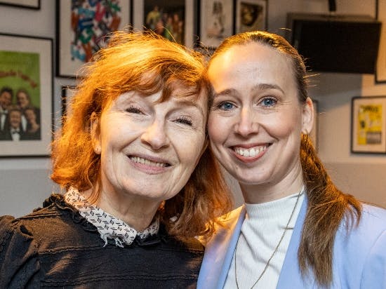 Merete Mærkedahl og Bodil Jørgensen.