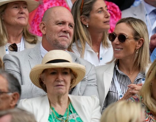 Mike Tindall og Zara Tindall. 