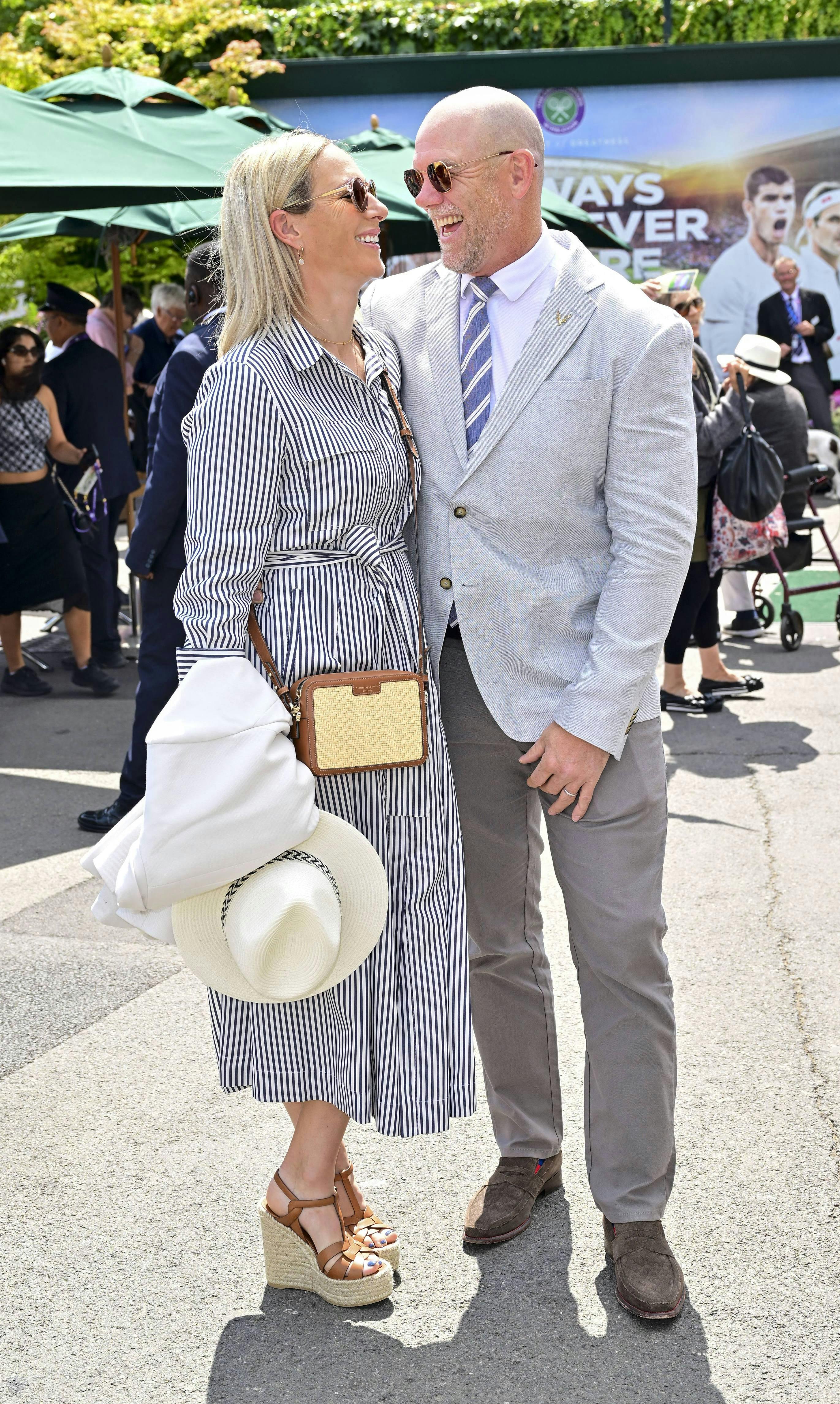 Zara og Mike Tindall på romantisk date til Wimbledon BILLEDBLADET