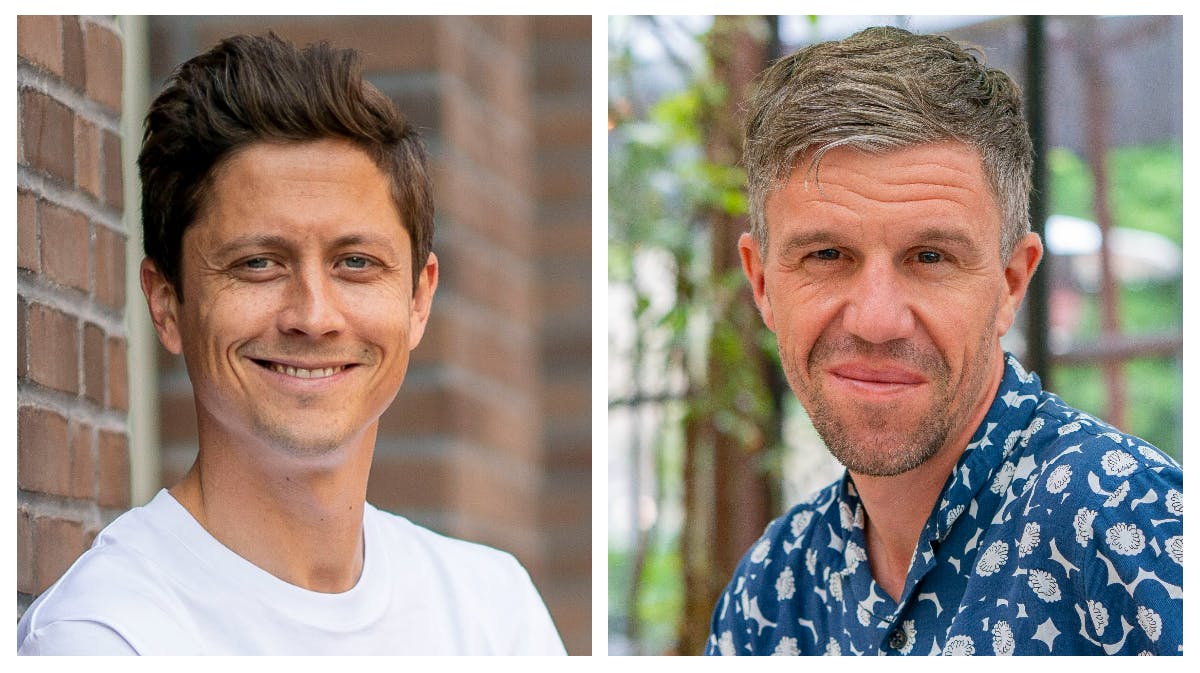 Rasmus Staghøj og Chris Anker Sørensen. 