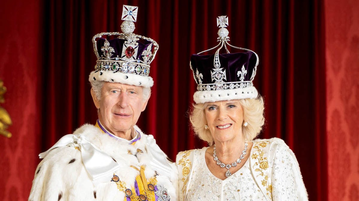 Kong Charles og dronning Camilla.