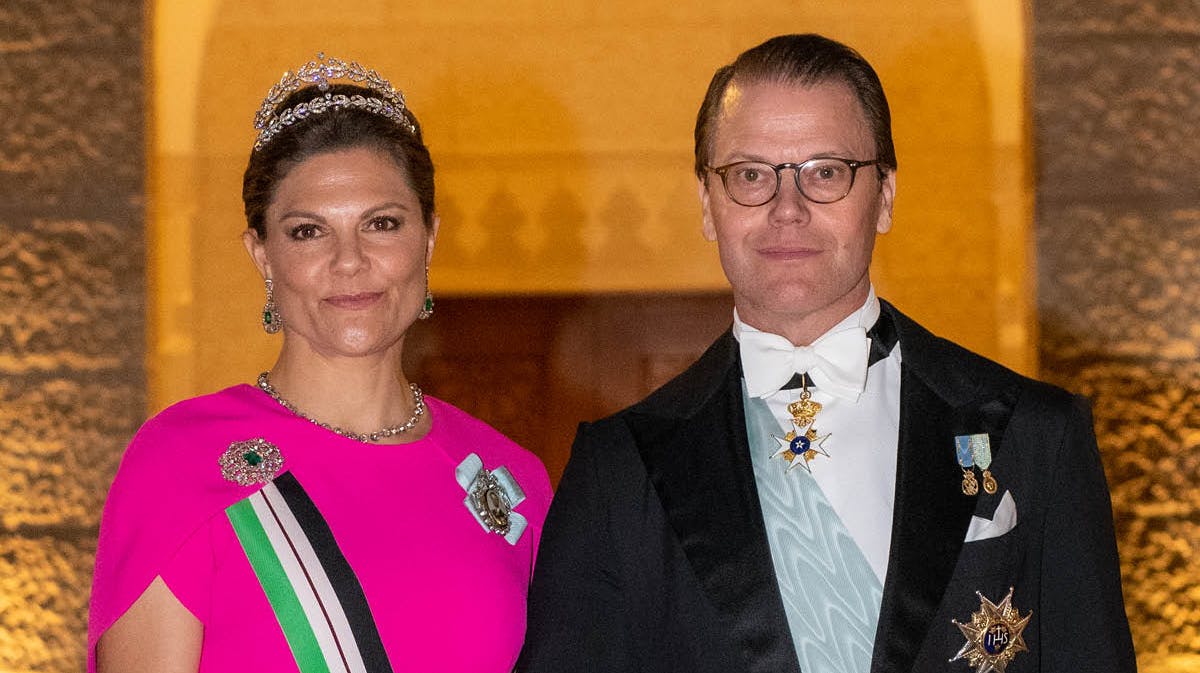 Kronprinsesse Victoria og prins Daniel.