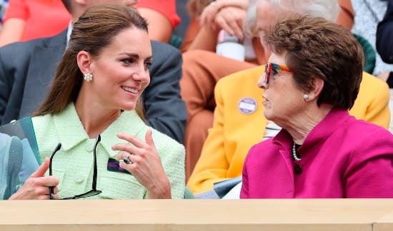 Prinsesse Kate og Billie Jean King.