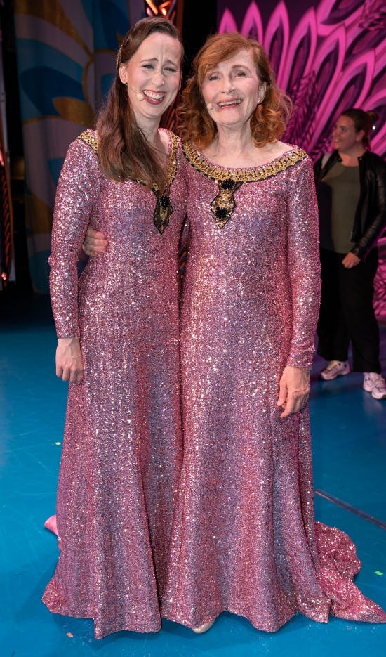 Merete Mærkedahl og Bodil Jørgensen.