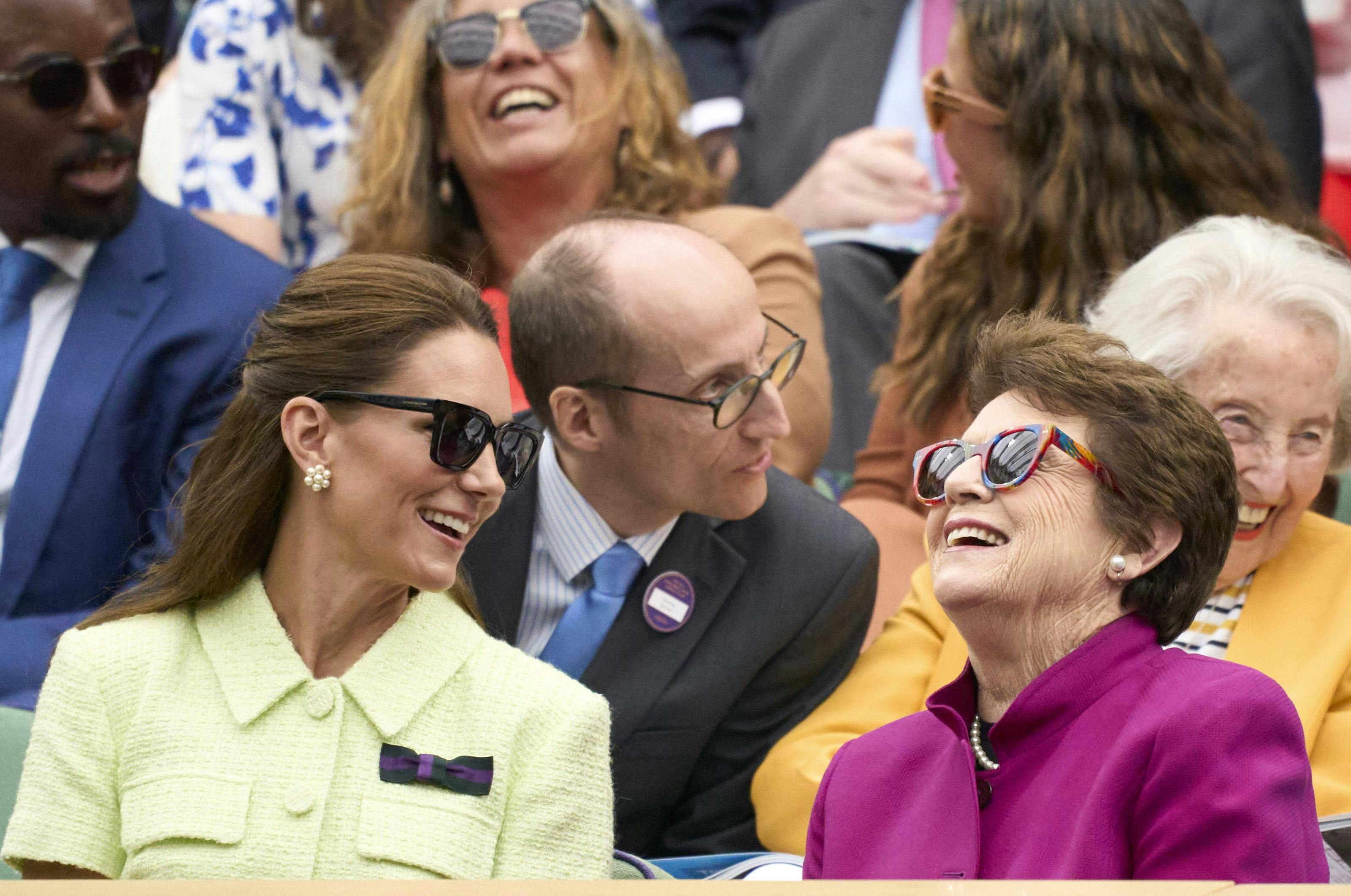 Kate og Billie Jean King.