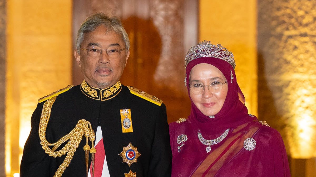 Malaysias kongepar, kong Abdullah og dronning Azizah. 