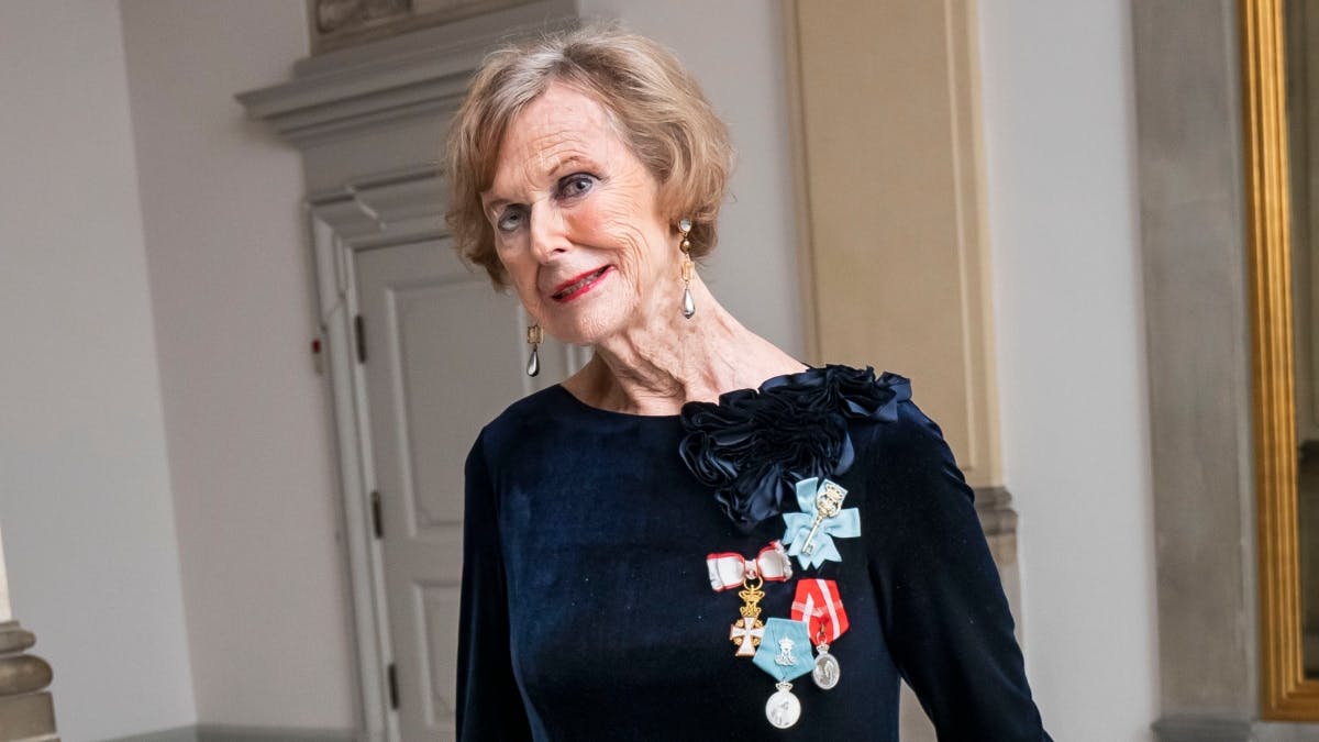 Dronning Margrethes Nære Veninde I Sorg Billed Bladet 