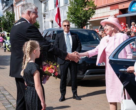 Erik Lauritzen og dronning Margrethe