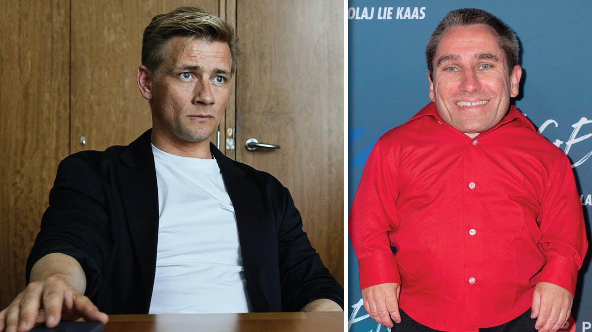 Esben Smed som Joe i "Agent" og Dan Jakobsen. 