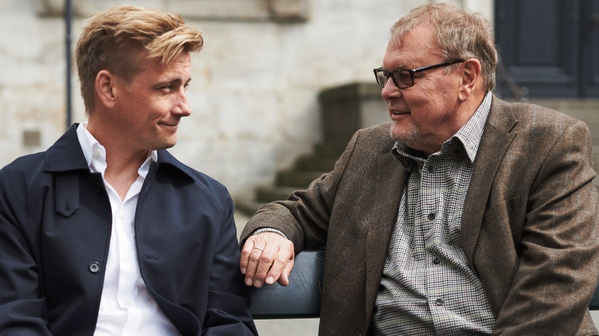 Esben Smed og Hans Henrik Clemensen i "Agent". 